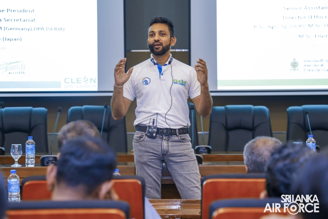 TRAINING OF TRAINERS SESSION ON “CLEAN SRI LANKA” INITIATIVE CONDUCTED AT SLAF