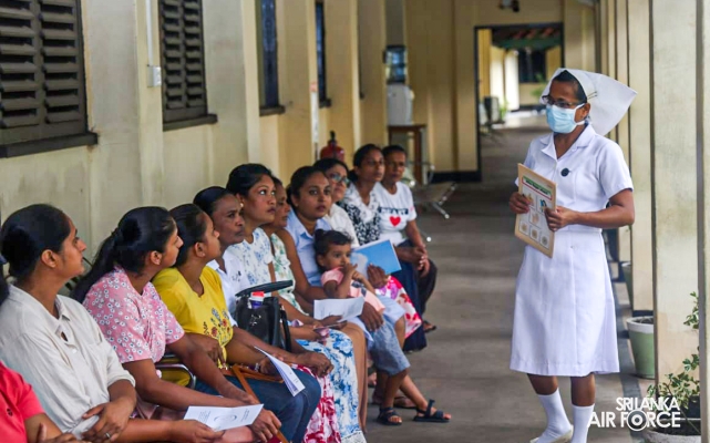 SLAF
HOSPITAL KATUNAYAKE HOSTS WELL-WOMEN CLINIC FOR FEMALE HEALTH
AND CANCER PREVENTION