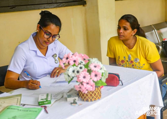 SLAF
HOSPITAL KATUNAYAKE HOSTS WELL-WOMEN CLINIC FOR FEMALE HEALTH
AND CANCER PREVENTION
