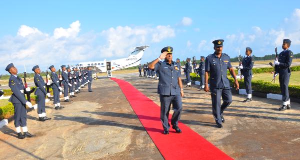 Annual Commander's Inspection at Sri Lanka Air Force Station, Palaly