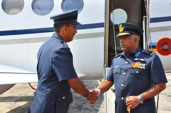 Annual Commander's Inspection at Sri Lanka Air Force Station, Palaly