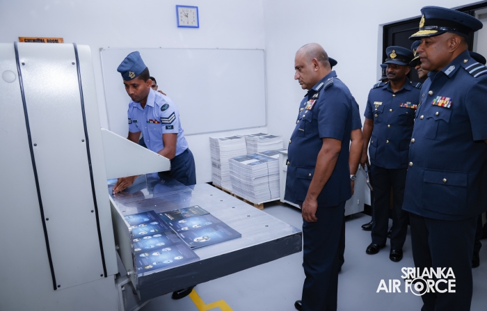 COMMANDER’S INSPECTION AT SLAF TRADE TRAINING SCHOOL EKALA