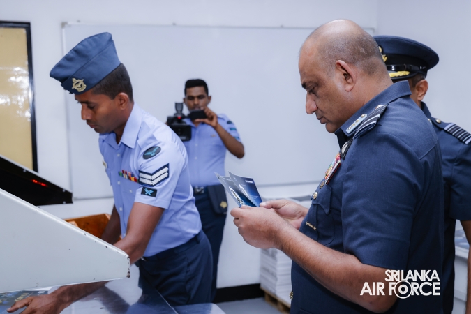 COMMANDER’S INSPECTION AT SLAF TRADE TRAINING SCHOOL EKALA