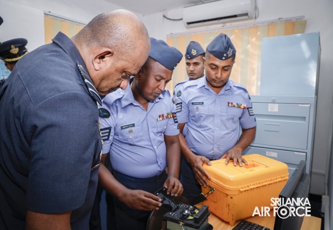 COMMANDER’S INSPECTION AT SLAF TRADE TRAINING SCHOOL EKALA