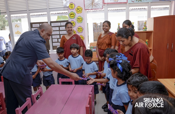 COMMANDER’S INSPECTION AT SLAF TRADE TRAINING SCHOOL EKALA