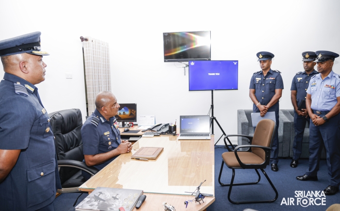 COMMANDER’S INSPECTION AT SLAF TRADE TRAINING SCHOOL EKALA