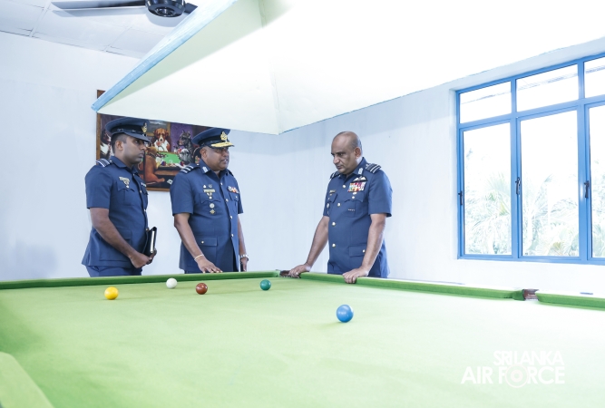COMMANDER’S INSPECTION AT SLAF TRADE TRAINING SCHOOL EKALA