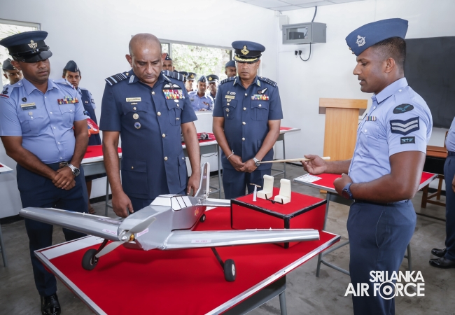 COMMANDER’S INSPECTION AT SLAF TRADE TRAINING SCHOOL EKALA