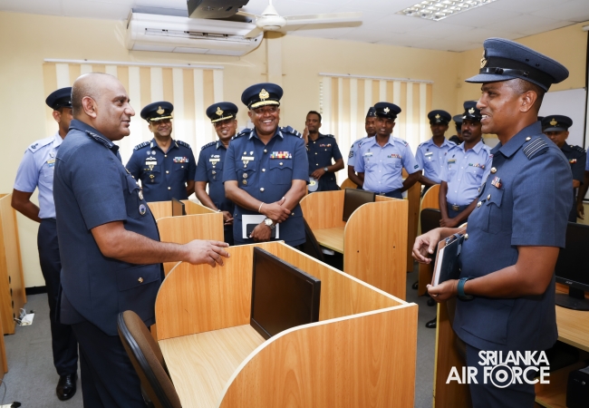 COMMANDER’S INSPECTION AT SLAF TRADE TRAINING SCHOOL EKALA