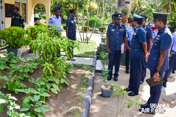 COMMANDER'S INSPECTION OF SLAF STATION KOGGALA