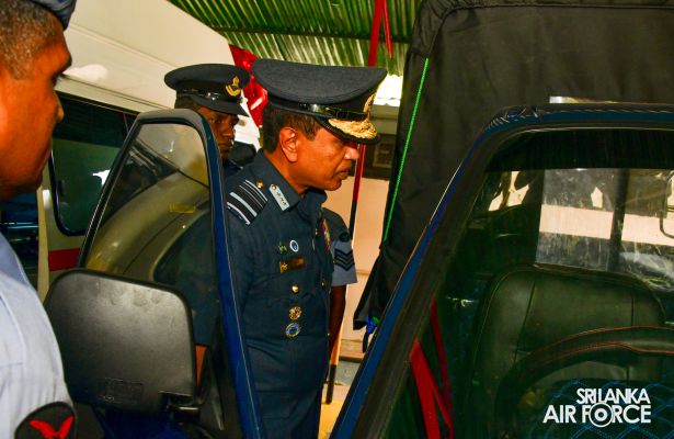 COMMANDER'S INSPECTION OF SLAF STATION KOGGALA