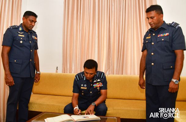COMMANDER'S INSPECTION OF SLAF STATION KOGGALA