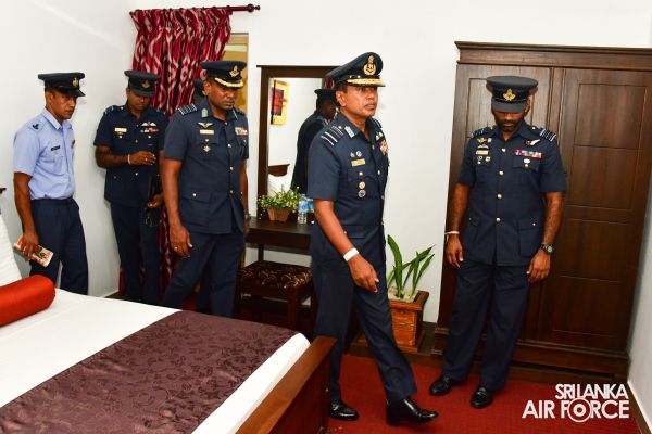 COMMANDER'S INSPECTION OF SLAF STATION KOGGALA