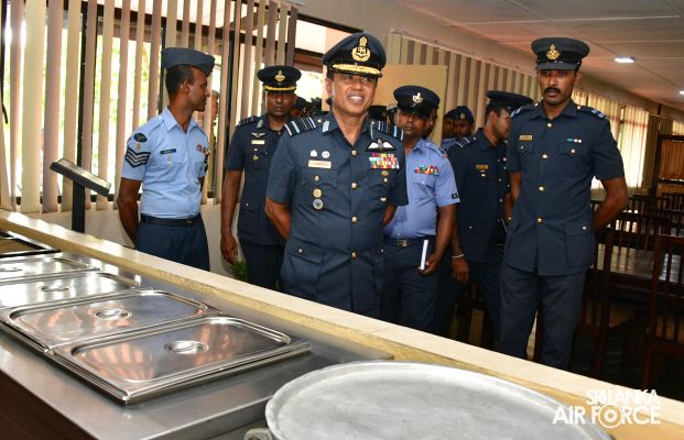 COMMANDER'S INSPECTION OF SLAF STATION KOGGALA
