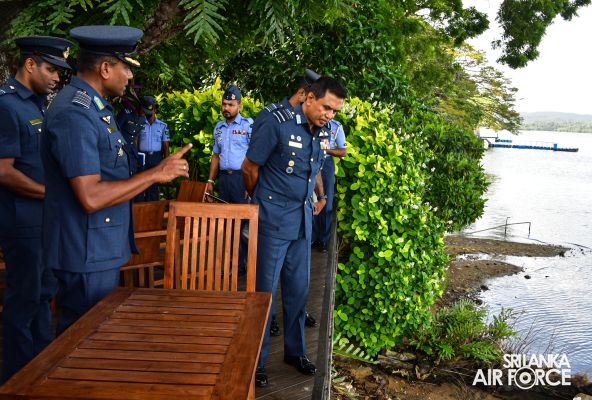 COMMANDER'S INSPECTION OF SLAF STATION KOGGALA