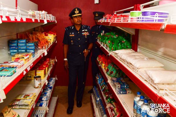 COMMANDER'S INSPECTION OF SLAF STATION KOGGALA