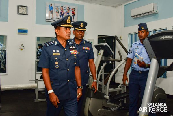 COMMANDER'S INSPECTION OF SLAF STATION KOGGALA