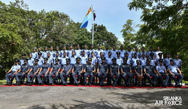 COMMANDER'S INSPECTION OF SLAF STATION KOGGALA