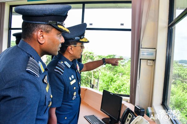COMMANDER'S INSPECTION OF SLAF STATION KOGGALA
