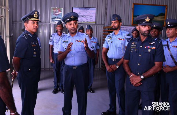 COMMANDER'S INSPECTION OF SLAF STATION KATUKURUNDA