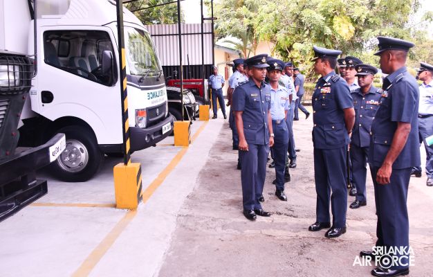 COMMANDER'S INSPECTION OF SLAF STATION KATUKURUNDA