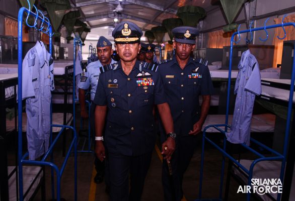 COMMANDER'S INSPECTION OF SLAF STATION KATUKURUNDA