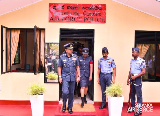 COMMANDER'S INSPECTION OF SLAF STATION KATUKURUNDA