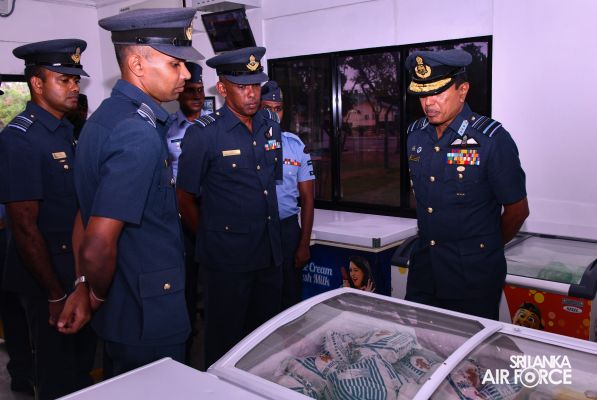 COMMANDER'S INSPECTION OF SLAF STATION KATUKURUNDA