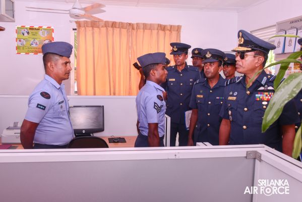 COMMANDER'S INSPECTION OF SLAF STATION KATUKURUNDA