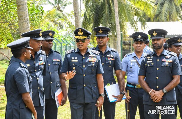 COMMANDER'S INSPECTION OF SLAF STATION KATUKURUNDA