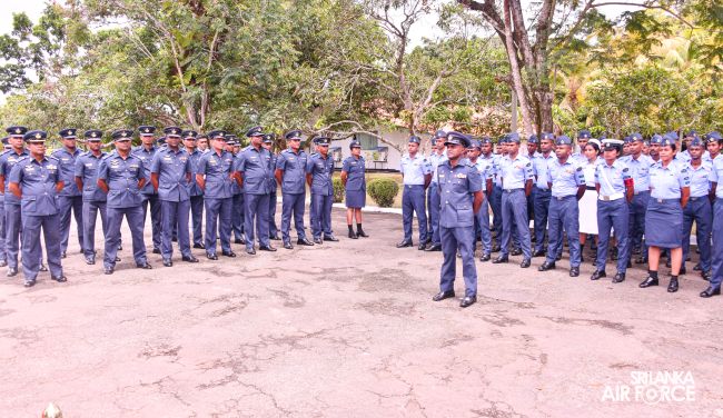COMMANDER'S INSPECTION OF SLAF STATION KATUKURUNDA
