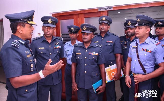 COMMANDER'S INSPECTION OF SLAF STATION KATUKURUNDA