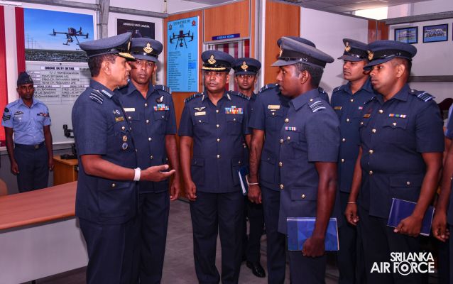 COMMANDER'S INSPECTION OF SLAF STATION KATUKURUNDA