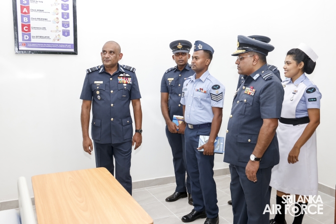 COMMANDER’S INSPECTION OF SLAF STATION PALAVI