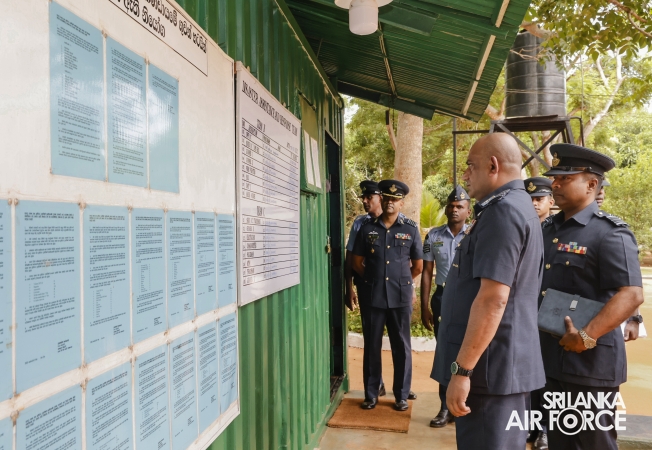 COMMANDER’S INSPECTION OF SLAF STATION PALAVI