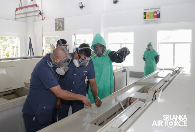COMMANDER’S INSPECTION OF SLAF STATION PALAVI