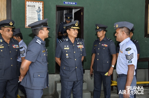 COMMANDER’S INSPECTION AT SLAF STATION MIRIGAMA