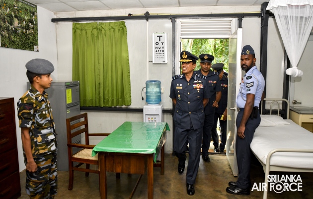 COMMANDER’S INSPECTION AT SLAF STATION MIRIGAMA