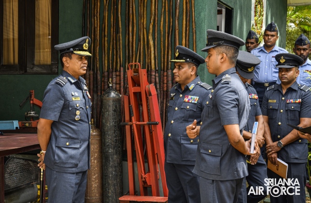 COMMANDER’S INSPECTION AT SLAF STATION MIRIGAMA