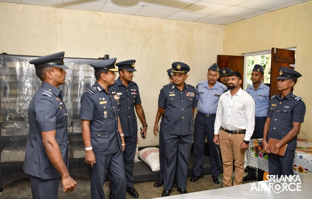 COMMANDER’S INSPECTION AT SLAF STATION MIRIGAMA