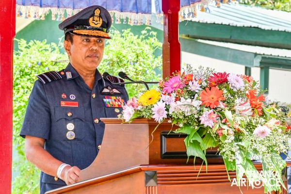 COMMANDER’S INSPECTION AT SLAF STATION MIRIGAMA
