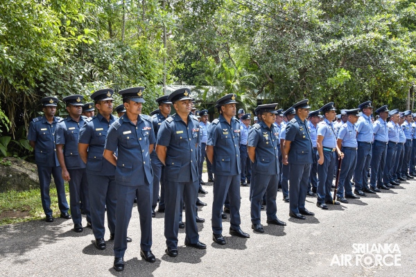 COMMANDER’S INSPECTION AT SLAF STATION MIRIGAMA