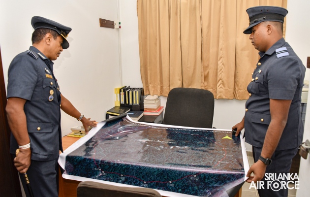COMMANDER’S INSPECTION AT SLAF STATION MIRIGAMA