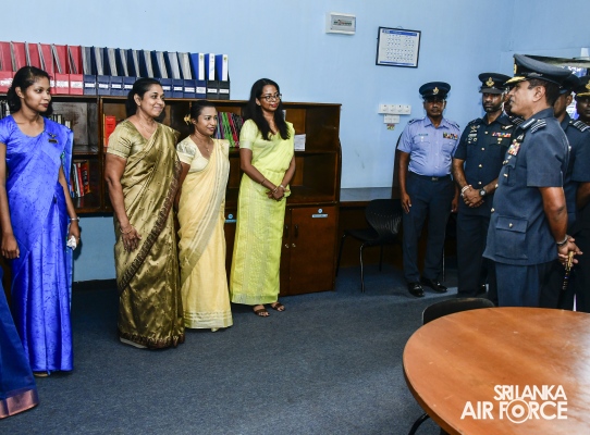 COMMANDER’S INSPECTION AT SLAF TRADE TRAINING SCHOOL EKALA
