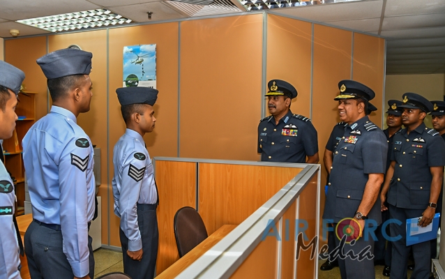 Commander's Inspection of Air Force Headquarters