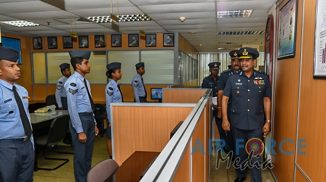 Commander's Inspection of Air Force Headquarters