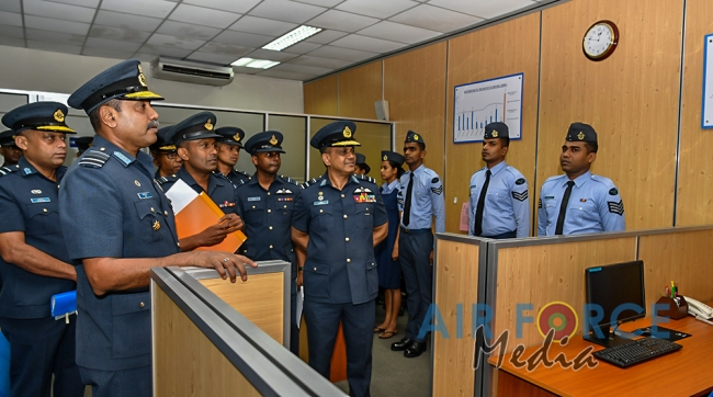 Commander's Inspection of Air Force Headquarters