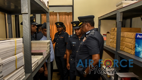 Commander's Inspection of SLAF Station Mullaittivu