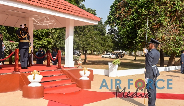 Commander's Inspection of SLAF Station Mullaittivu