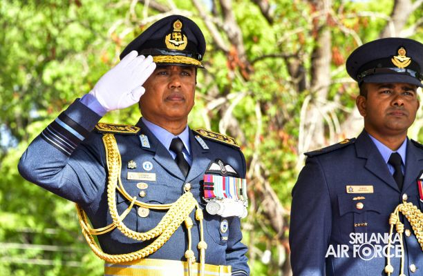 COMMANDER'S INSPECTION AT SLAF STATION PALAVI
